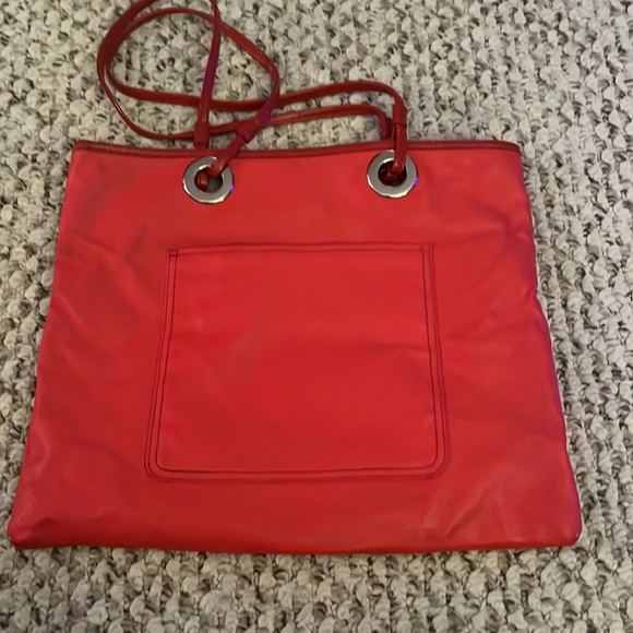 Red Poppy Coach Tote Bag - Picture 5 of 7